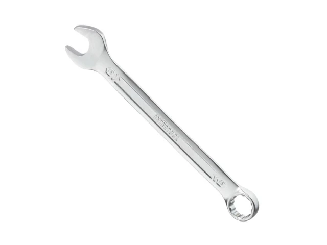 Ключ комбінований 18 мм, CrV, покриття Сатин-хром PROF DIN3113 INTERTOOL XT-1018 