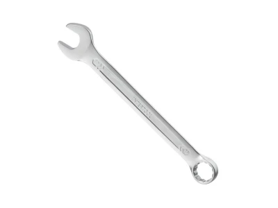 Ключ комбінований 19 мм, CrV, покриття Сатин-хром PROF DIN3113 INTERTOOL XT-1019