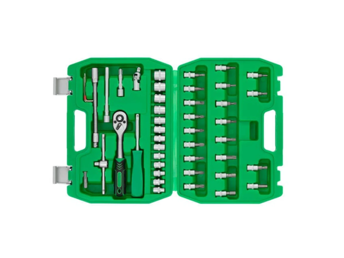 Набір інструментів, 46 од., 1/4" INTERTOOL ET-6046SP 