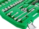 Набір інструментів, 46 од., 1/4" INTERTOOL ET-6046SP 
