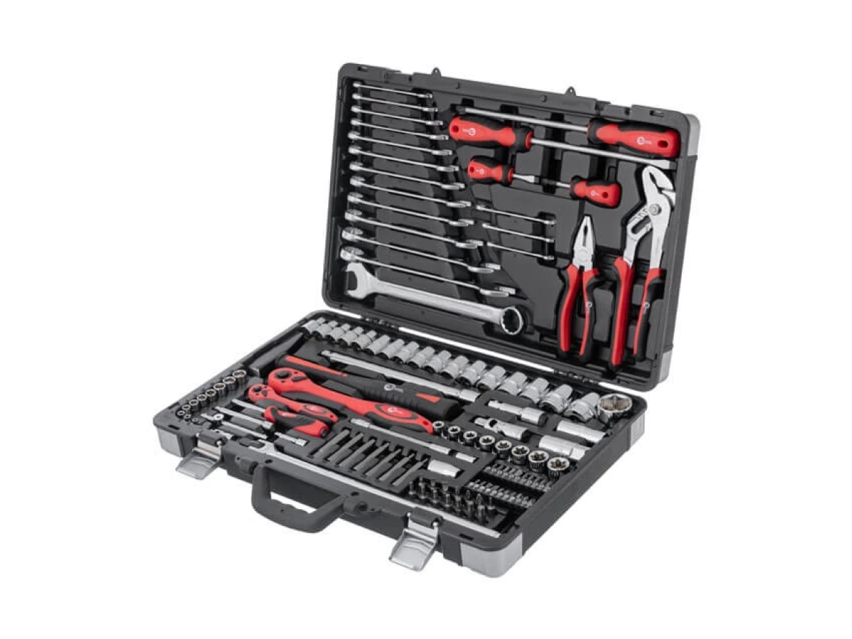 Набір інструментів професійний 1/4" & 1/2", 119 од. INTERTOOL ET-7119 