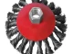 Щітка конусна 125 мм, для КШМ, М14 (пучки крученого дроту) INTERTOOL BT-4125 