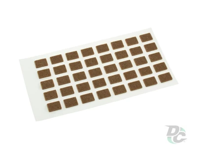 Самоклейка мягкая для ножек бежевая 20х14мм