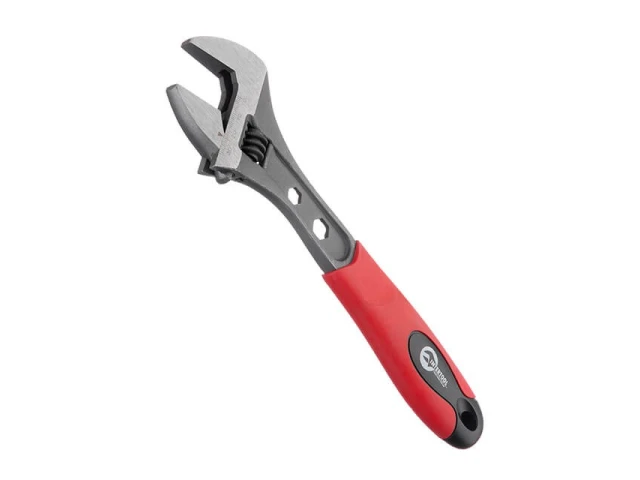 Ключ разводной 250 мм, двухкомпонентная рукоятка INTERTOOL HT-0197 