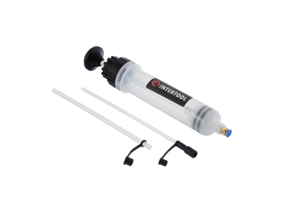Шприц для технических жидкостей 200мл. 2 насадки INTERTOOL AT-3071 