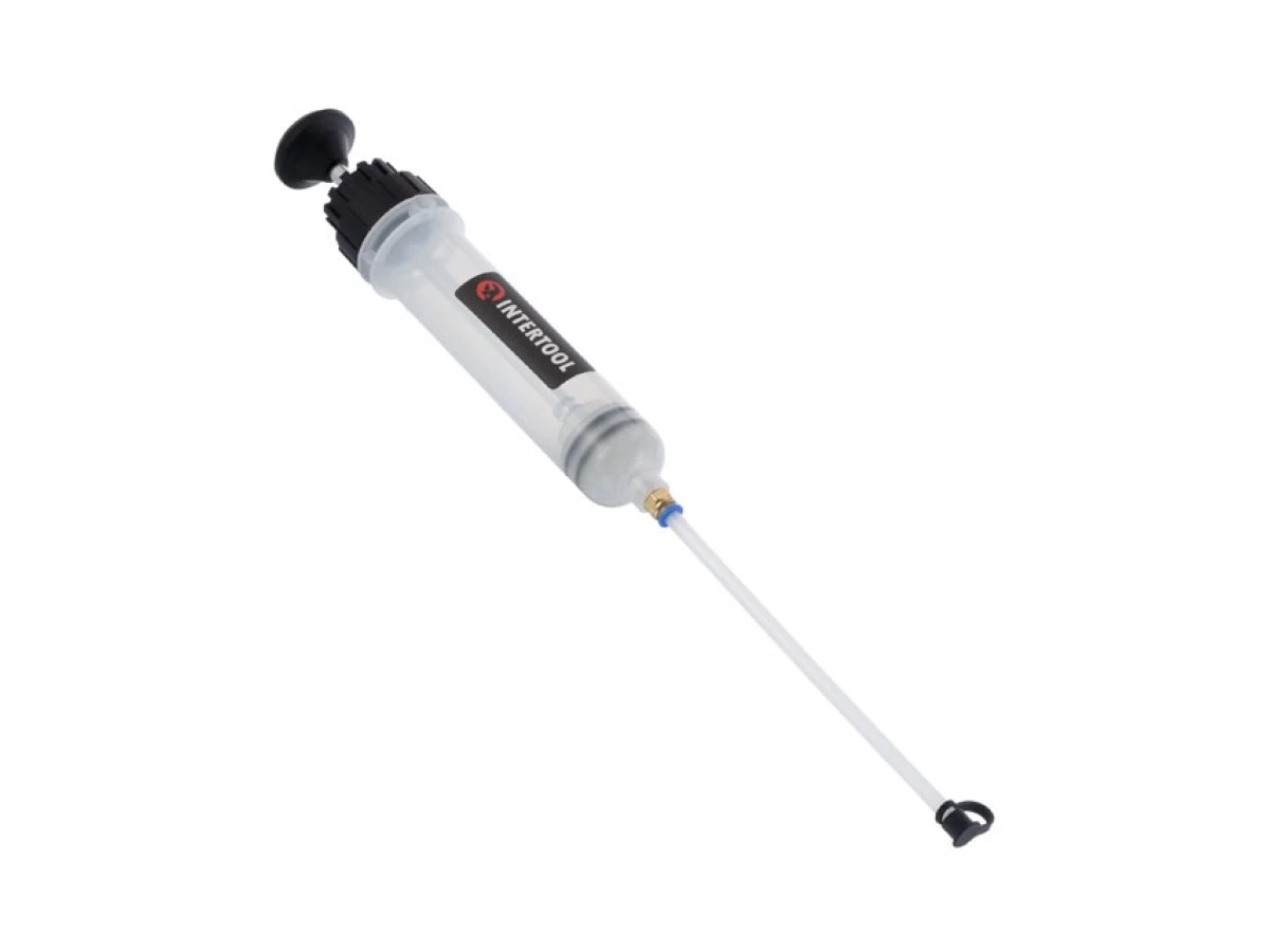 Шприц для технических жидкостей 200мл. 2 насадки INTERTOOL AT-3071 