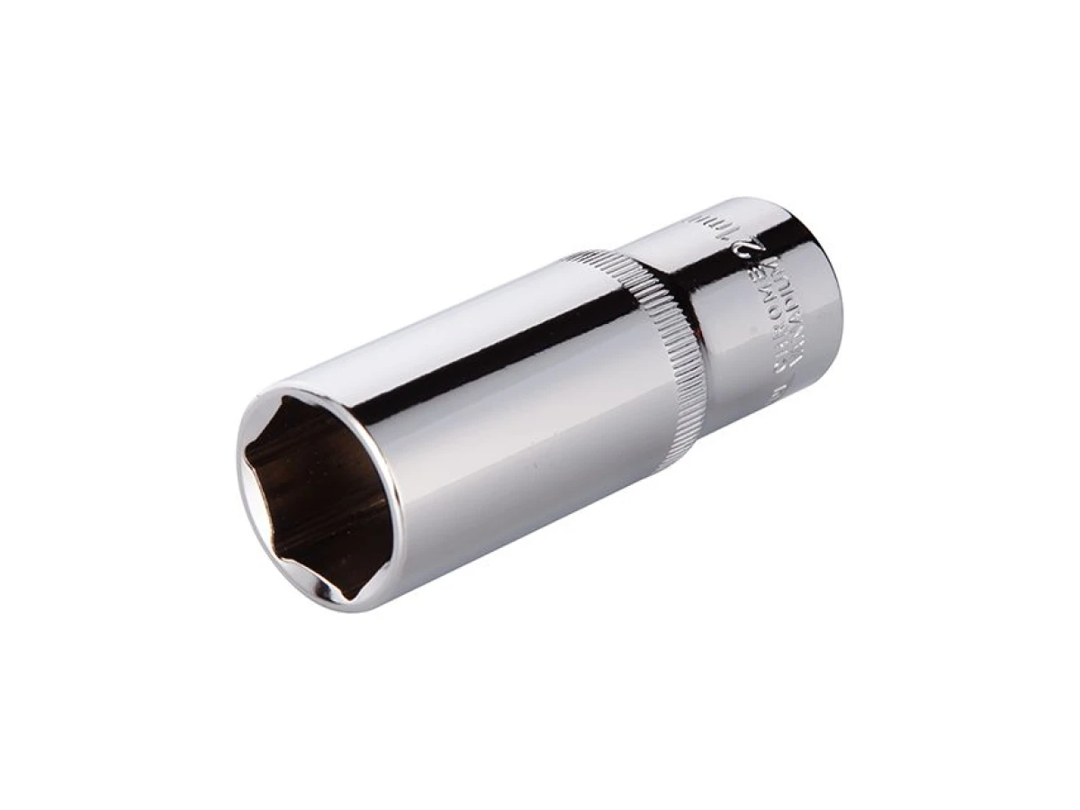 Головка шестигранна подовжена 1/2", 21*78 мм CrV INTERTOOL ET-0121 