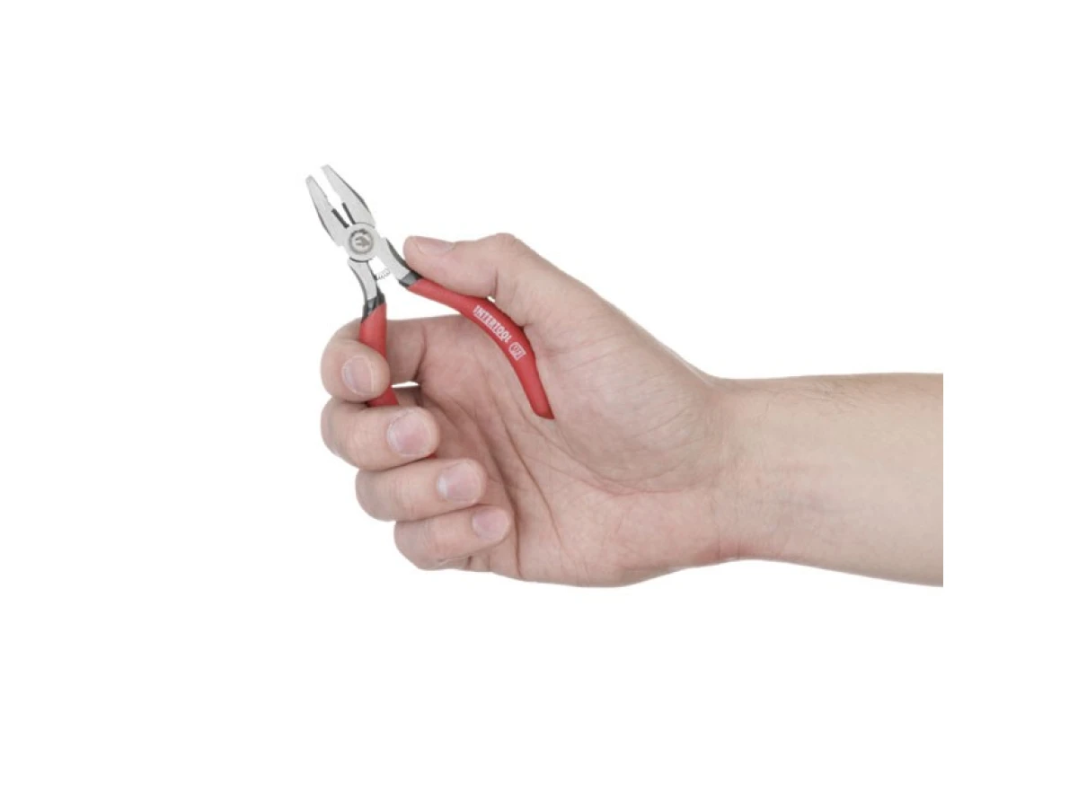 Плоскогубці з ізольованими рукоятками, 115 мм INTERTOOL HT-0110 