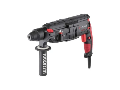 Перфоратор 1000 Вт, 3.2 Дж, 0-1300 об/мин, 0-5100 уд/мин, 3 режима INTERTOOL WT-0170