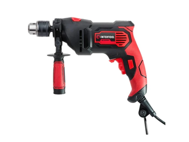 Дрель ударная, 710Вт, 0-3000 об/мин, 1.5-13мм, реверс INTERTOOL WT-0117 