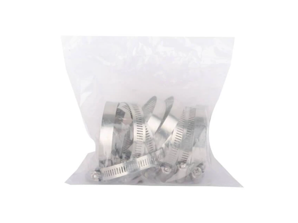 Хомут нержавіюча сталь 12,7 мм, D - 46-70 мм INTERTOOL TC-1146 