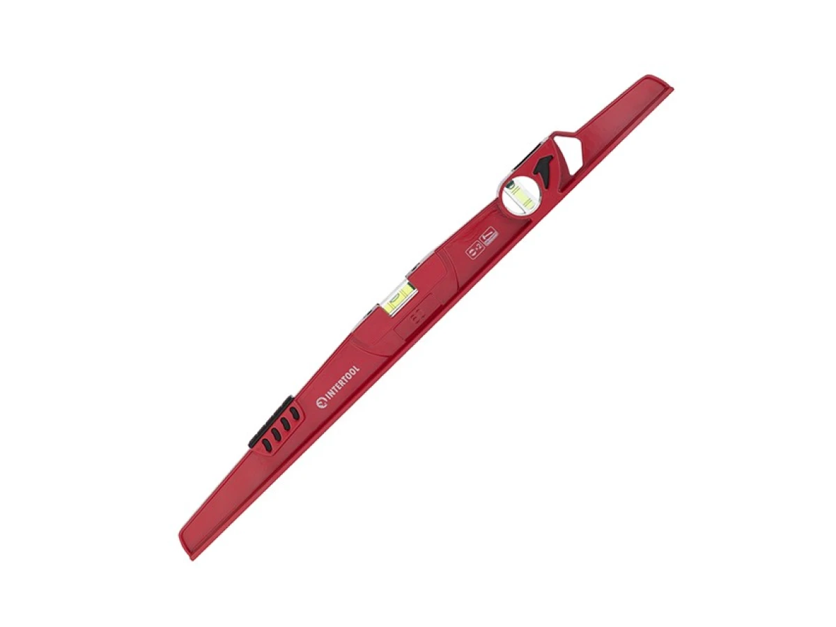 Уровень каменщика, ударный 60 см, 2 капсулы INTERTOOL MT-1560 