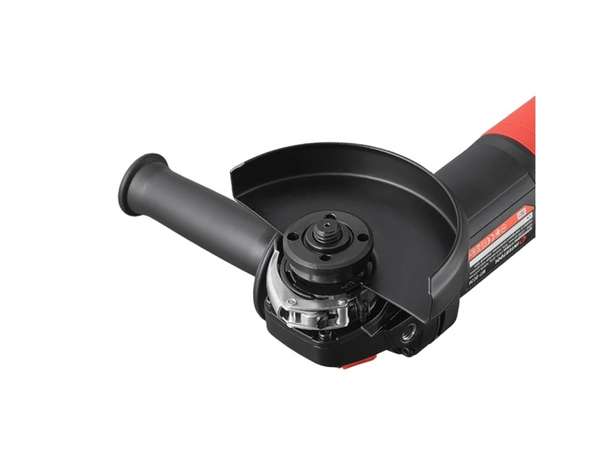 Шліфмашина кутова 1400 Вт, діаметр круга 125 мм, 6000-12200 об/хв., система стабілізації обертів, захист від повторного включення, плавний пуск INTERTOOL WT-0236 