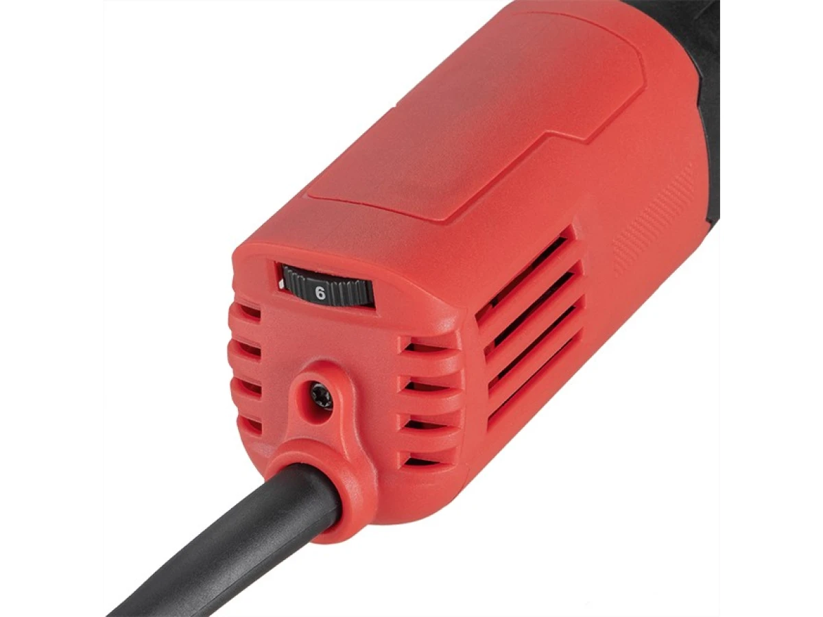 Шліфмашина кутова 1400 Вт, діаметр круга 125 мм, 6000-12200 об/хв., система стабілізації обертів, захист від повторного включення, плавний пуск INTERTOOL WT-0236 