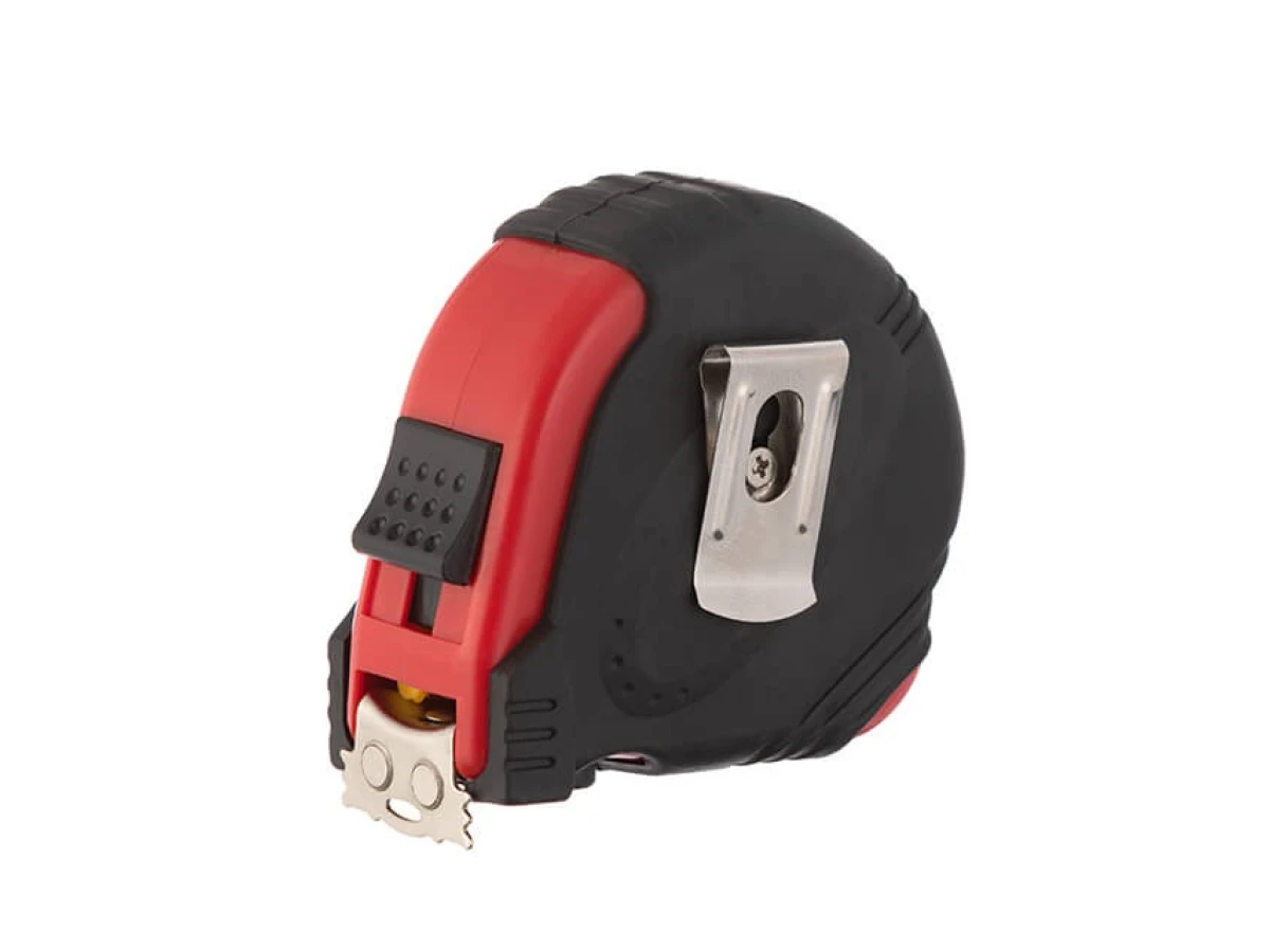 Рулетка з металевим полотном 5 м x 19 мм, три стопора полотна INTERTOOL MT-0105 