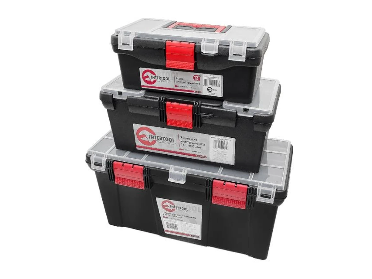 Комплект ящиків для інструментів, 3 од. INTERTOOL BX-0003 