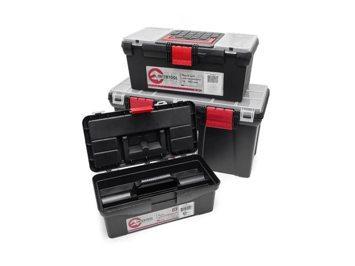 Комплект ящиків для інструментів, 3 од. INTERTOOL BX-0003 