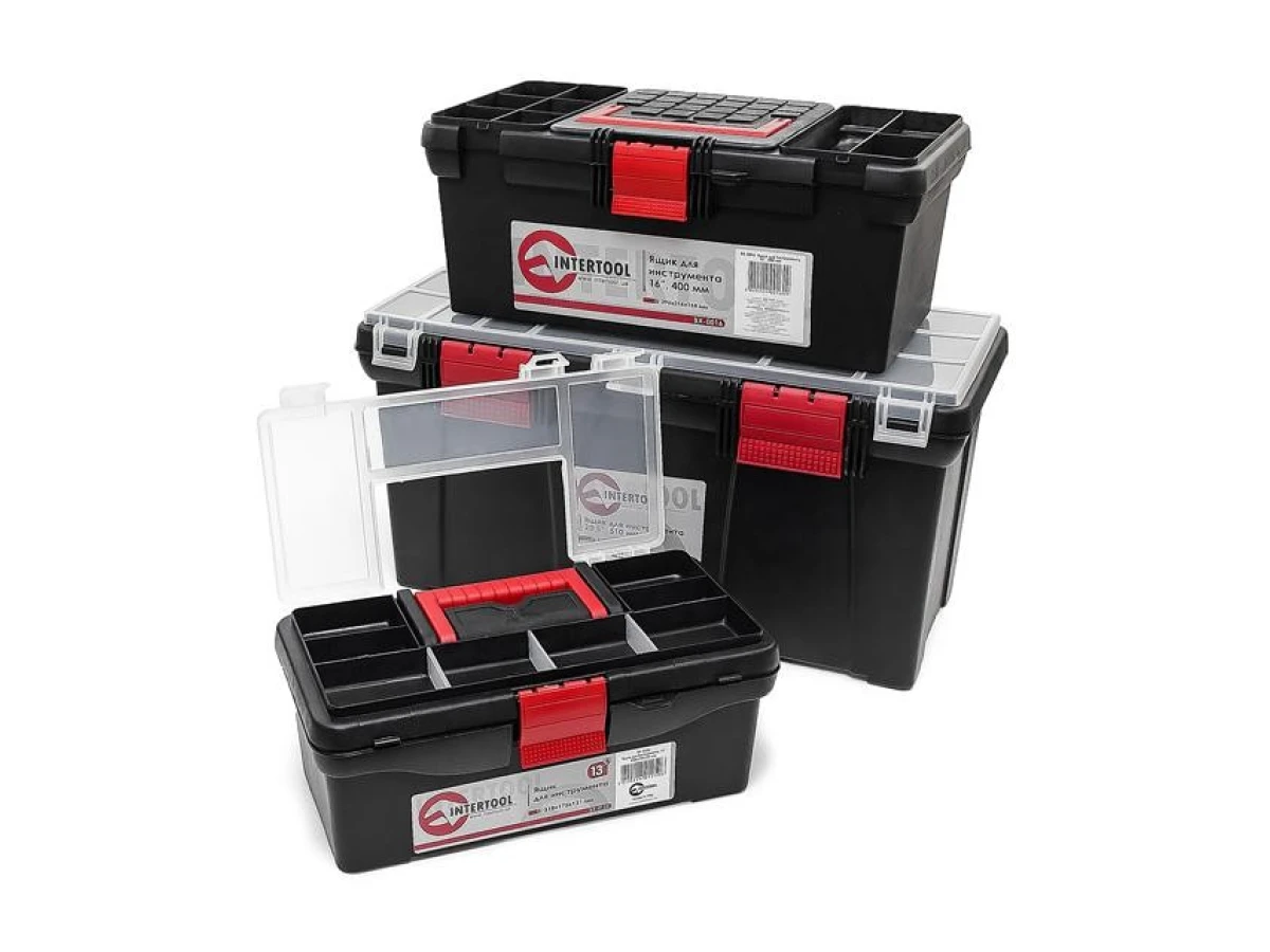 Комплект ящиків для інструментів, 3 од. INTERTOOL BX-0003 