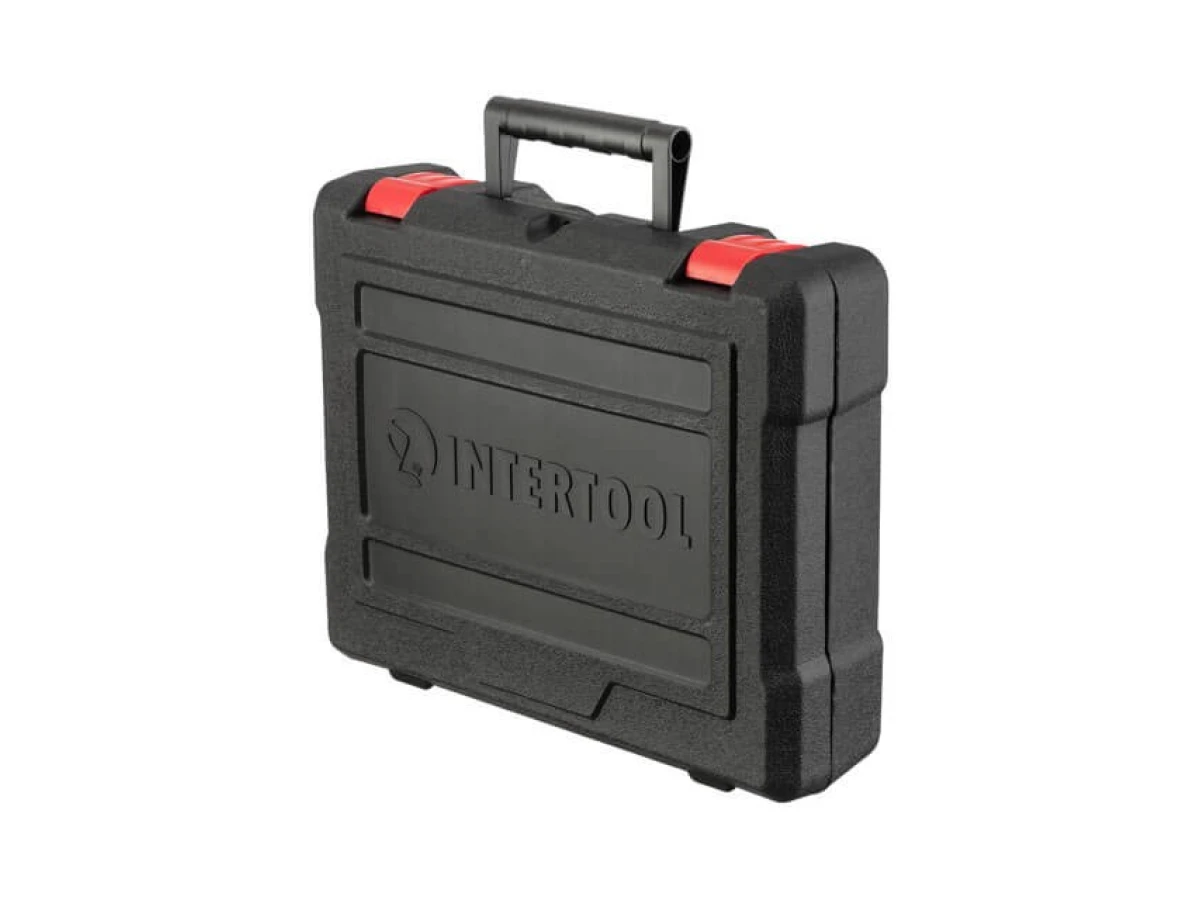 Дрель-шуруповерт аккумуляторная Li-Ion 18 В, 25 Nm, 0-400/0-1500 об/мин, 2x2.0 Ач, съемный патрон INTERTOOL WT-0317 