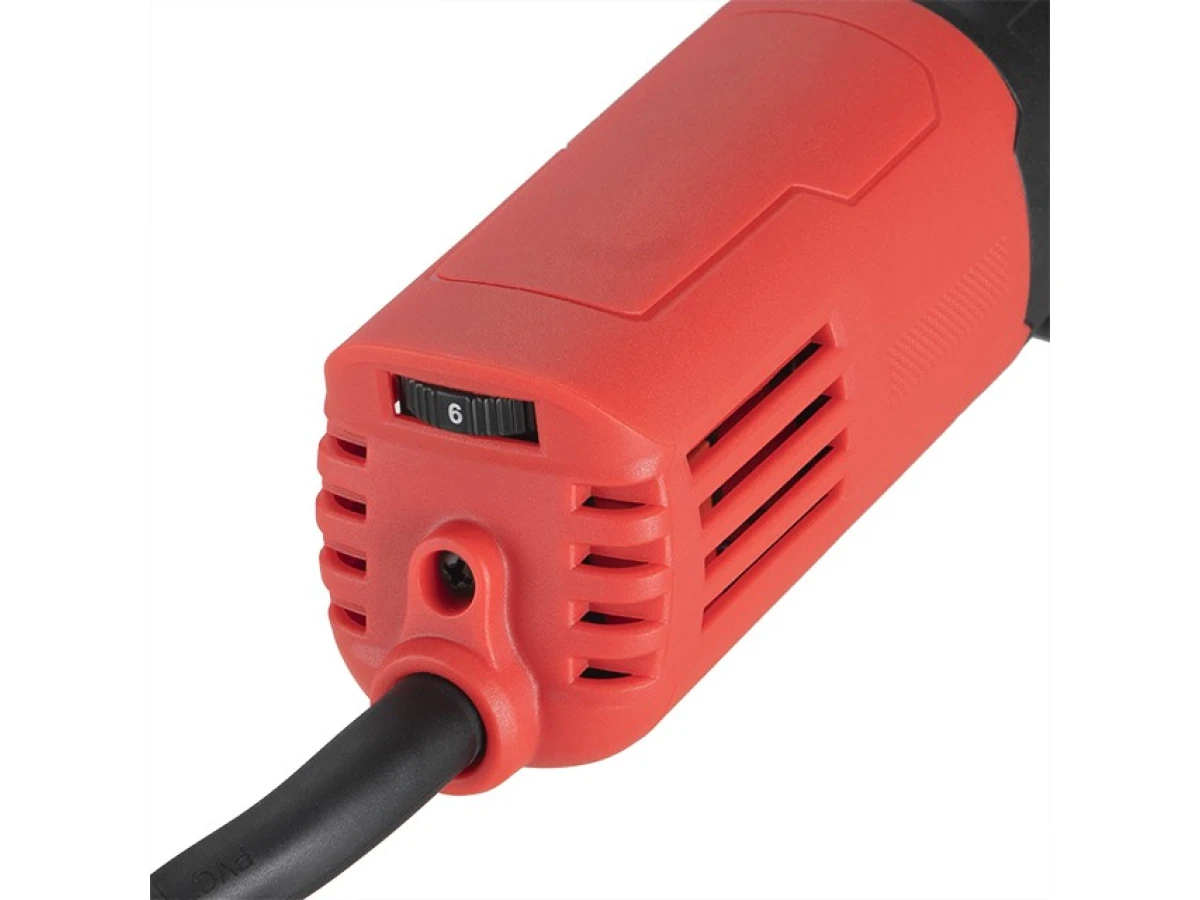 Шліфмашина кутова 1200 Вт, діаметр круга 125 мм, 6000-12200 об/хв., система стабілізації обертів, захист від повторного включення, плавний пуск INTERTOOL WT-0235 