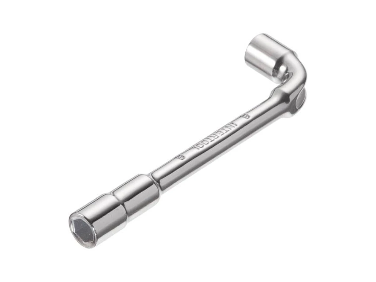 Ключ торцевий з отвором L-подібний 8 мм INTERTOOL HT-1608 