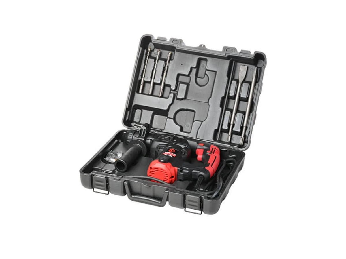 Перфоратор 900 Вт, 3.5 Дж, 0-930 об/мин, 0-5100 уд/мин, 3 режима INTERTOOL WT-0160 