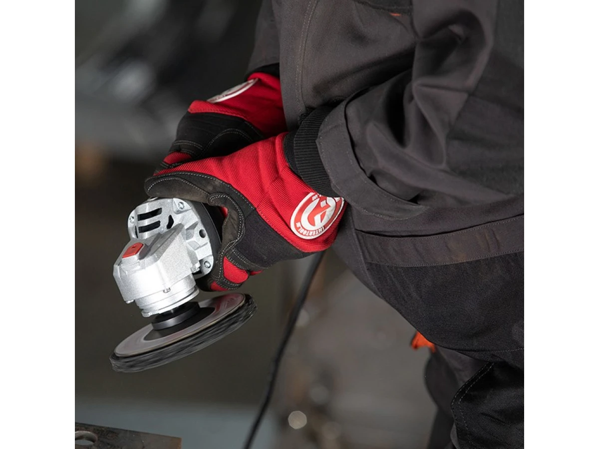 Шлифмашина угловая, 1100 Вт, диаметр круга 125 мм, регулировка оборотов 3000-12000 об/мин INTERTOOL WT-0223 