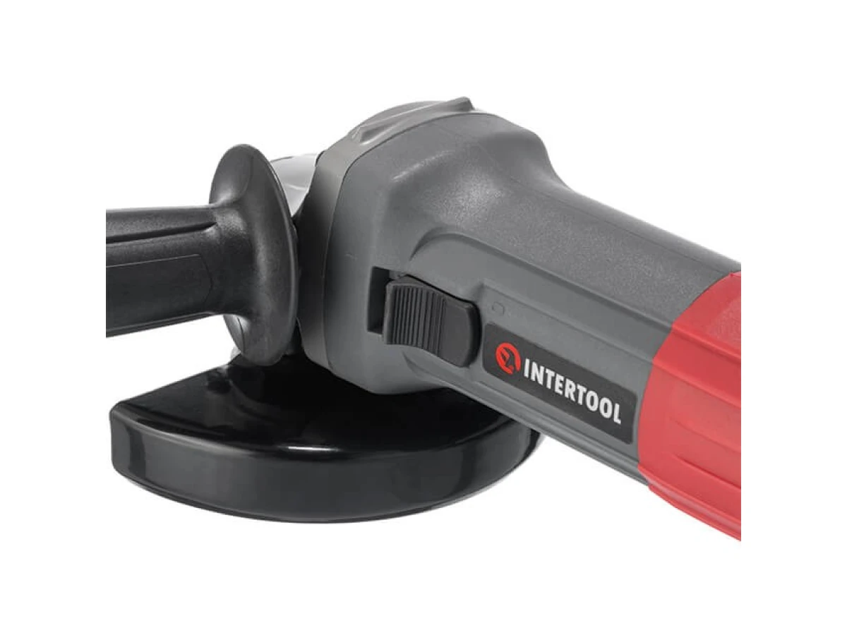 Шлифмашина угловая 860 Вт, 11000 об/мин, диаметр круга 125 мм INTERTOOL DT-0267 