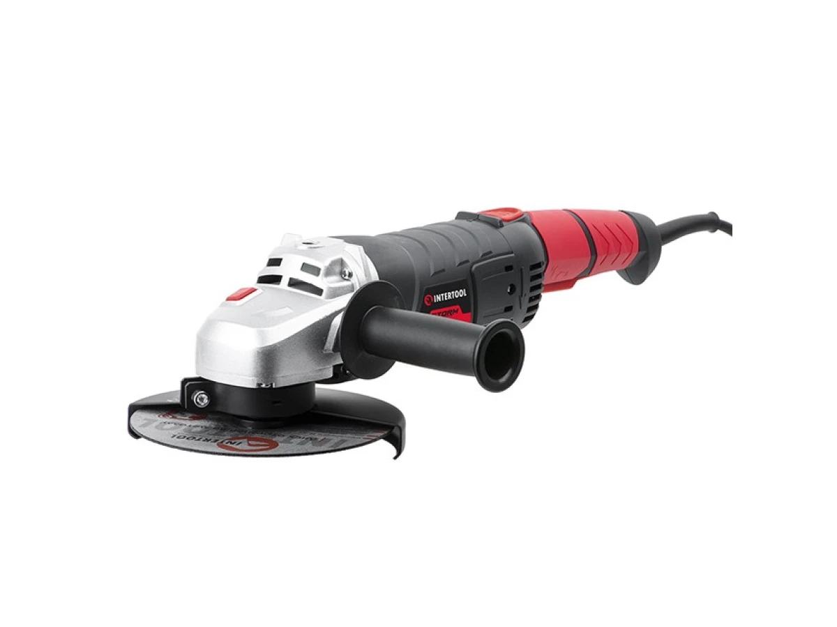 Шліфмашина кутова 1800 Вт, діаметр круга 180 мм, 8000 об/хв., плавний пуск INTERTOOL WT-0227 
