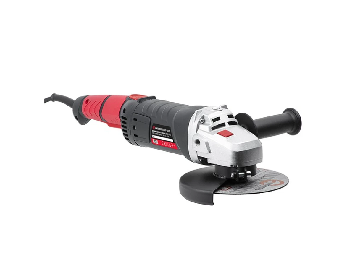 Шліфмашина кутова 1800 Вт, діаметр круга 180 мм, 8000 об/хв., плавний пуск INTERTOOL WT-0227 