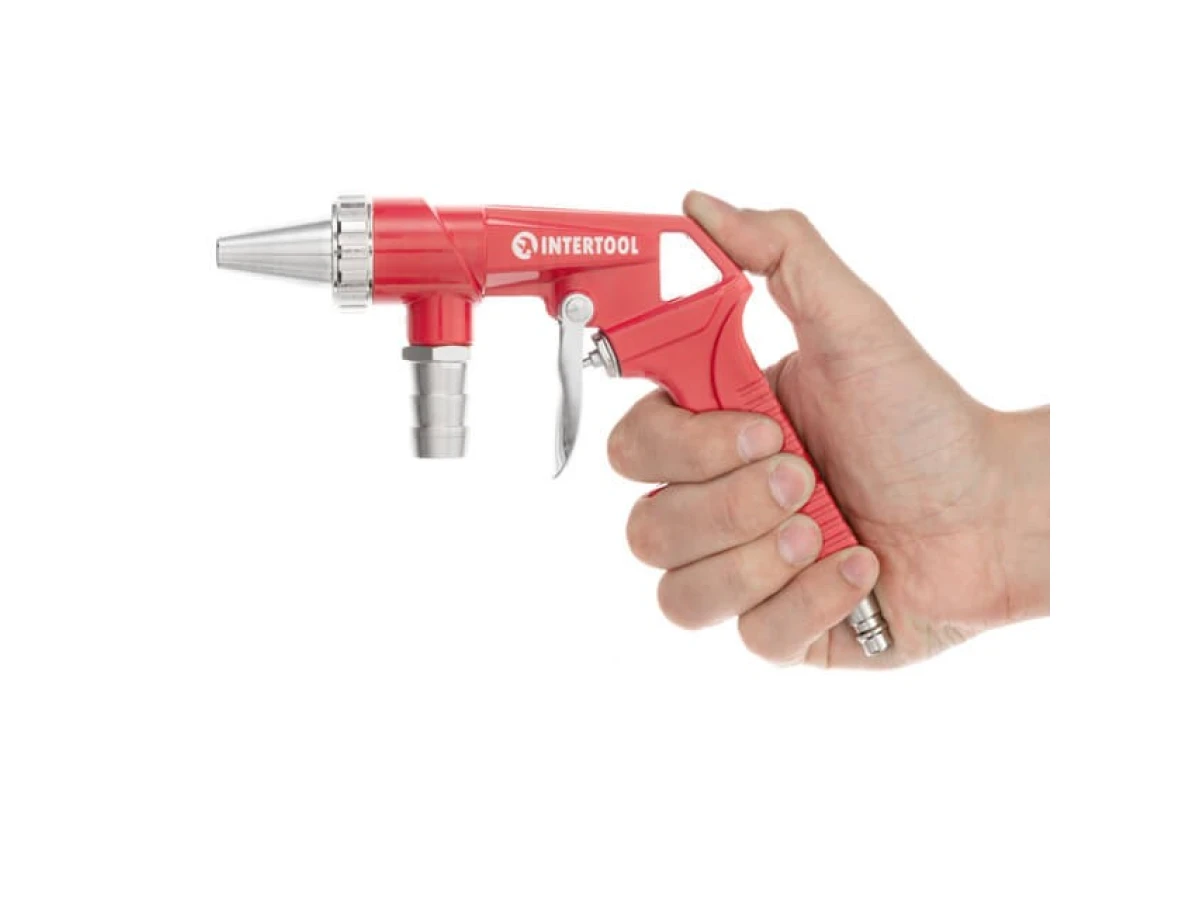 Пістолет піскоструминний пневматичний зі шлангом INTERTOOL PT-0706 