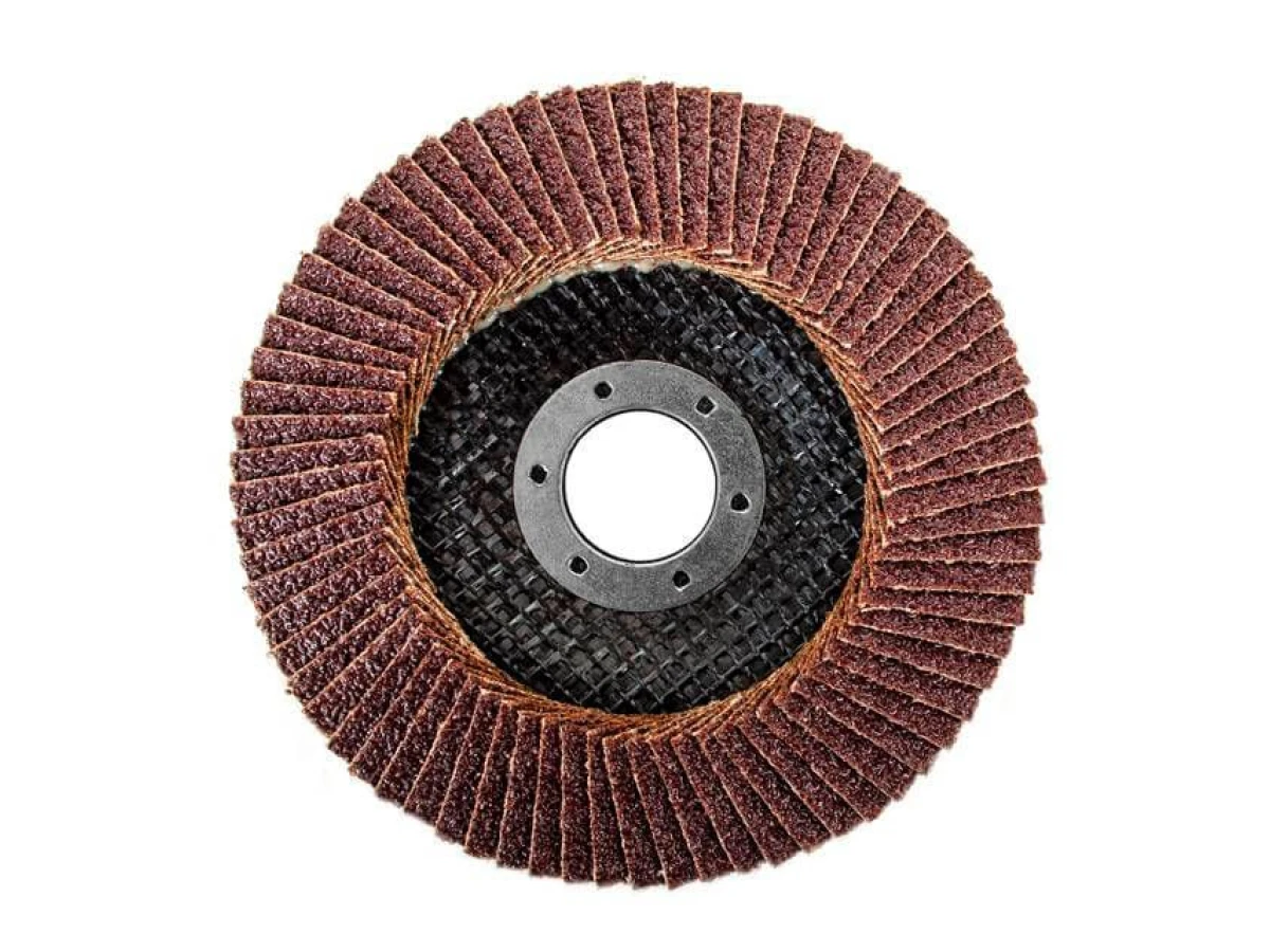 Диск шліфувальний пелюстковий 115 x 22 мм зерно K40 INTERTOOL BT-0104 