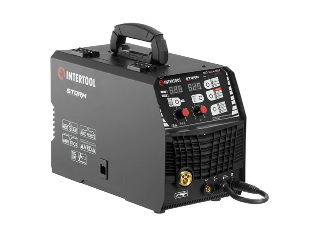 Полуавтомат инверторный MIG/MMA-180A, STORM INTERTOOL WT-4011 