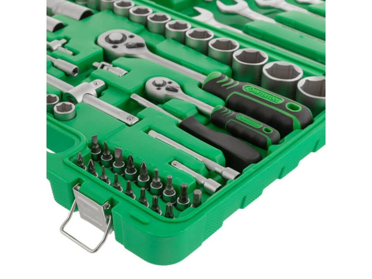 Набір інструментів 1/2" & 1/4", 82 од. INTERTOOL ET-6082SP 