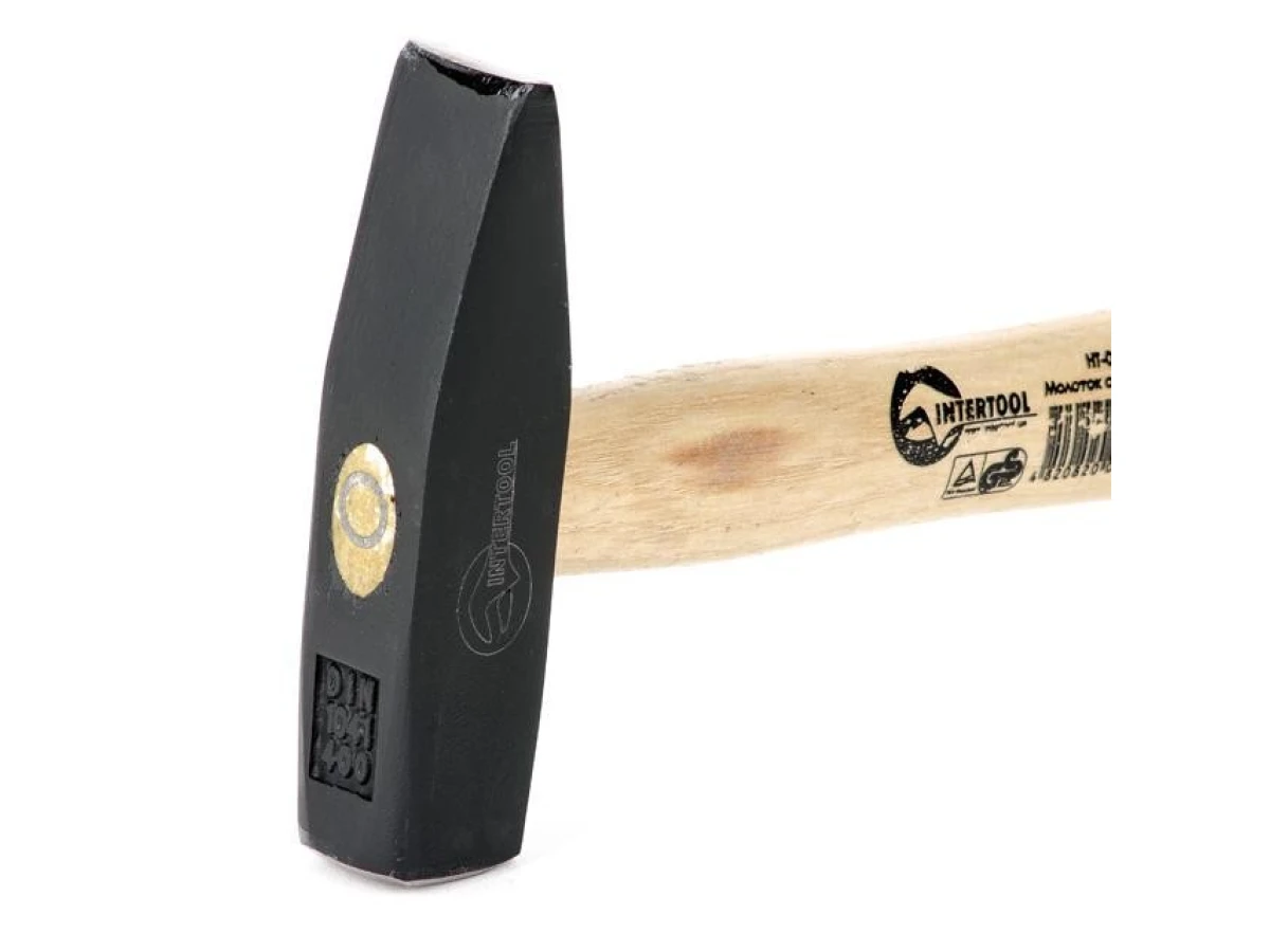 Молоток слюсарний 400г,ручка ясен INTERTOOL HT-0253 