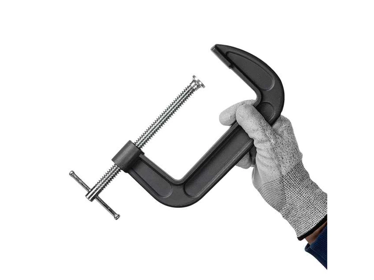 Струбцина тип "G" 5",125мм INTERTOOL HT-6017 