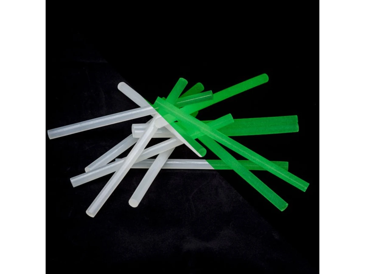 Комплект стрижнів клейових флуоресцентних 11,2 мм * 200 мм, 12 шт INTERTOOL RT-1038 