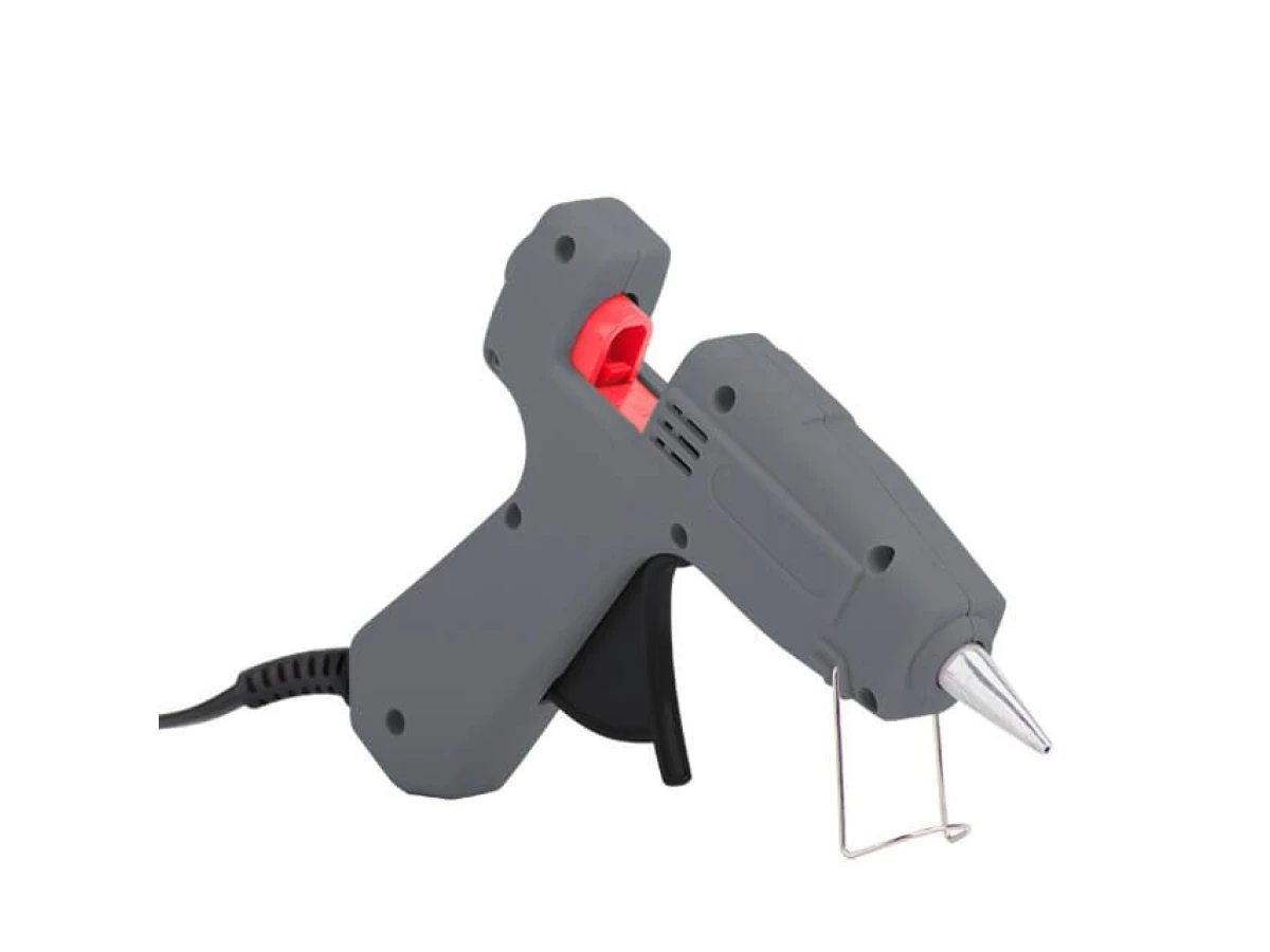 Пістолет клейовий 20(65) Вт, 230 В, 180-195 °C під стрижні 7-7.5 мм, 5-13 г/хв. INTERTOOL RT-1101 