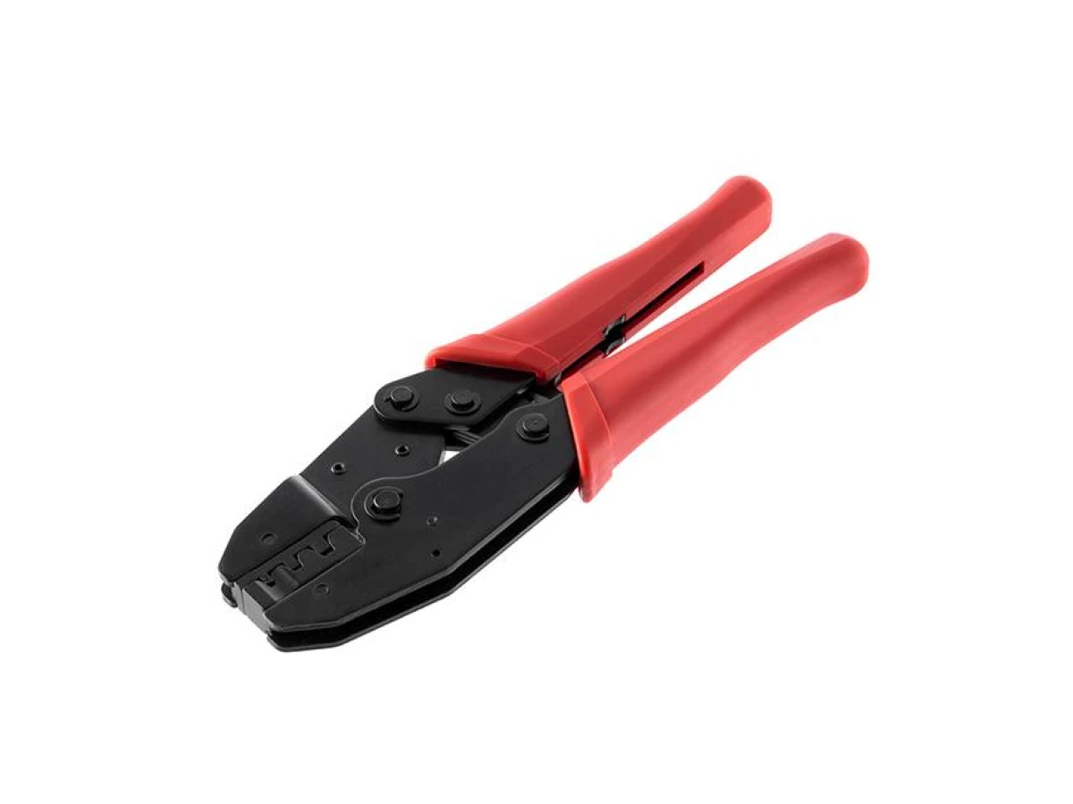 Кліщі для обтиску контактів з храповим механізмом (0,5 - 1/1,5 - 2,5/4 - 6 мм) INTERTOOL HT-7050 
