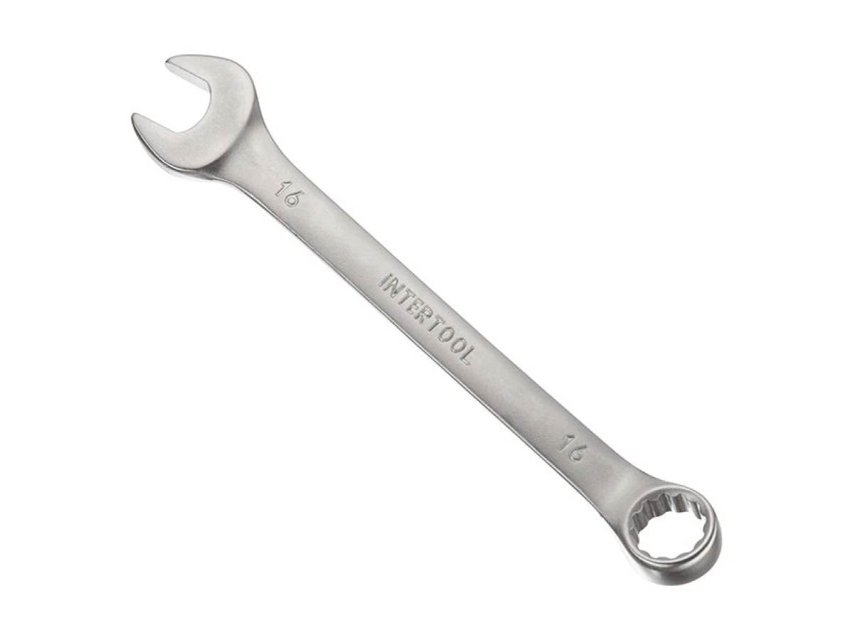 Ключ комбінований 16 мм CrV INTERTOOL HT-1216 