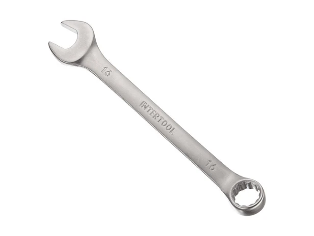 Ключ комбінований 16 мм CrV INTERTOOL HT-1216 