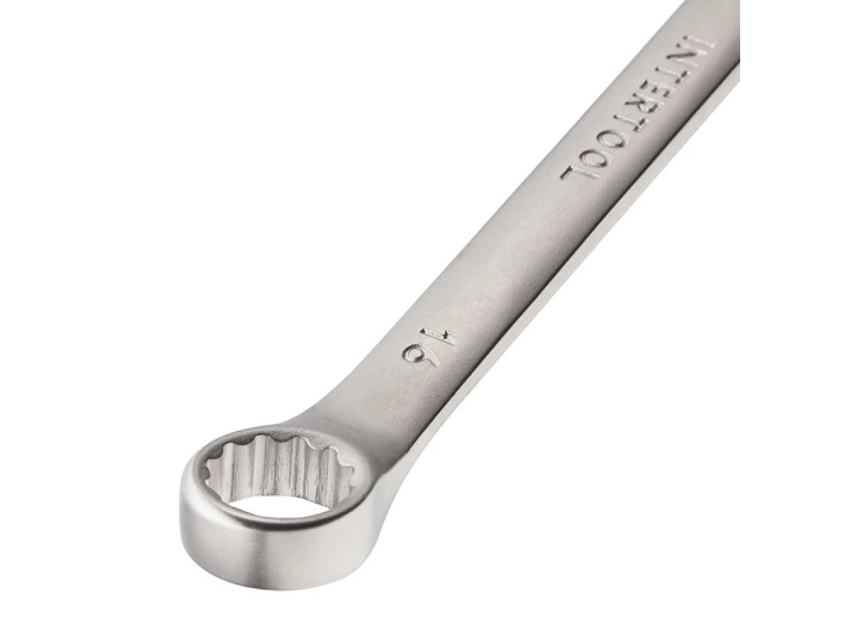 Ключ комбінований 16 мм CrV INTERTOOL HT-1216 