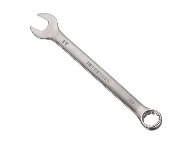 Ключ комбінований 17 мм CrV INTERTOOL HT-1217 