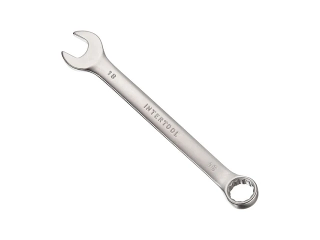 Ключ комбінований 18 мм CrV INTERTOOL HT-1218 