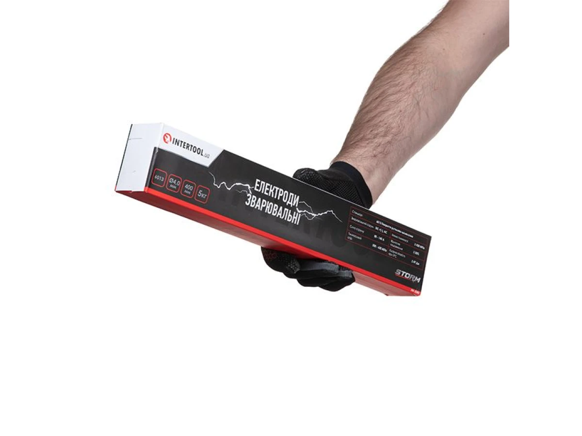 Электроды сварочные 6013, Ø 4мм, уп. 5кг, STORM INTERTOOL EW-5040 