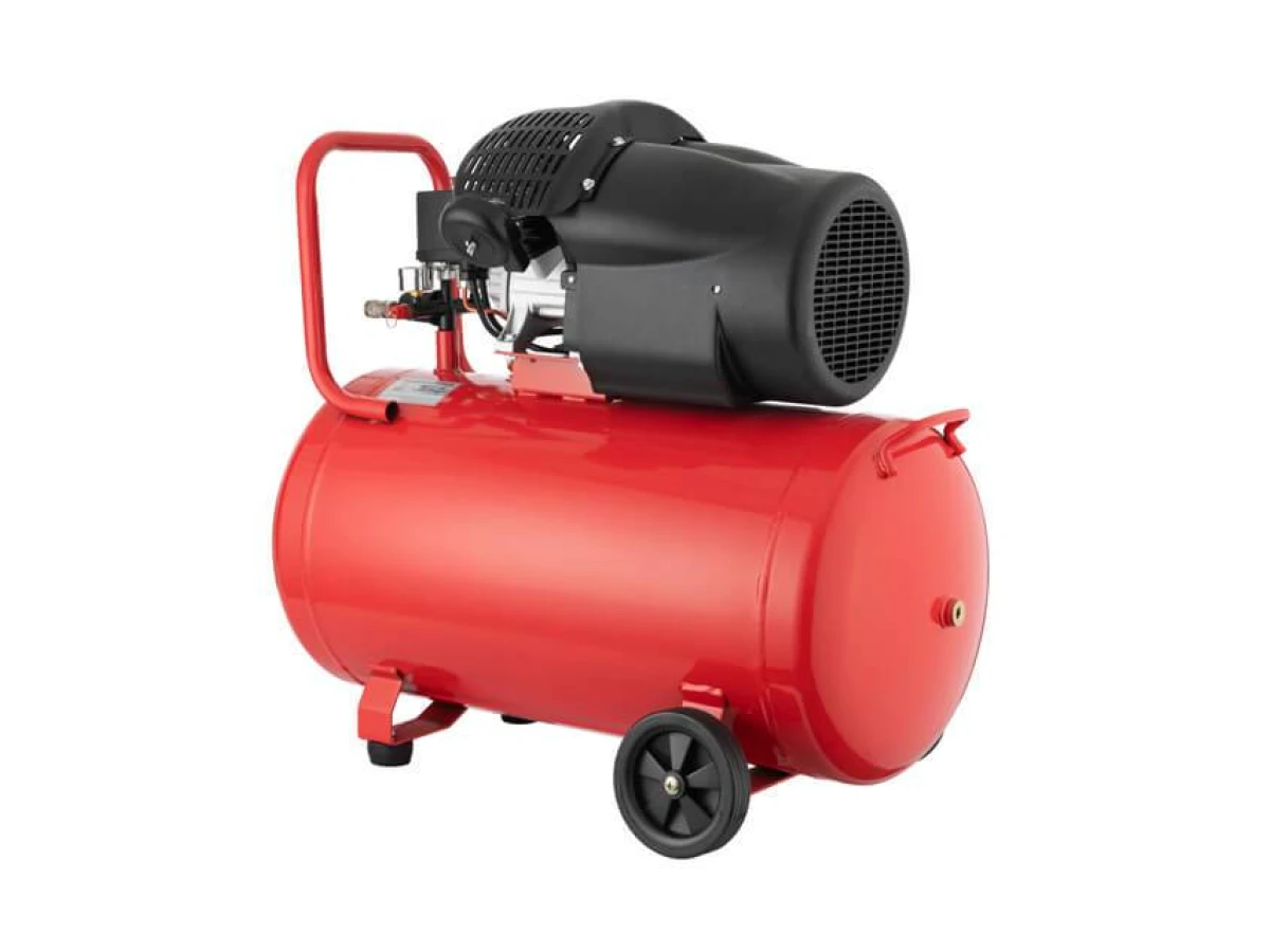 Компресор 100 л, 2.23 кВт, 220 В, 10 aтм, 354 л/хв, 2 циліндри INTERTOOL PT-0005 