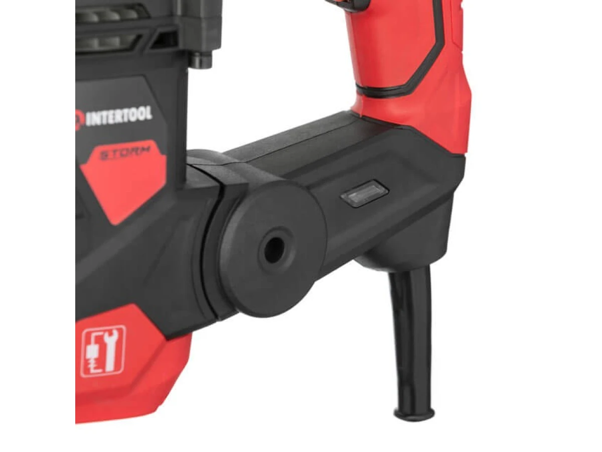 Перфоратор 1500 Вт, 3 режима, 0-850 об/мин, 0-4500 уд/мин, 6 Дж, регулировка оборотов INTERTOOL WT-0163 