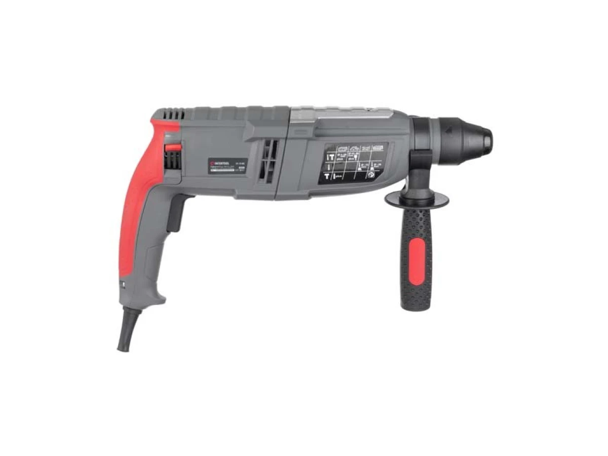 Перфоратор 1000 Вт, 3.5 Дж, 0-1300 об/хв., 0-5100 уд/хв., 3 режими, SDS plus INTERTOOL DT-0185 