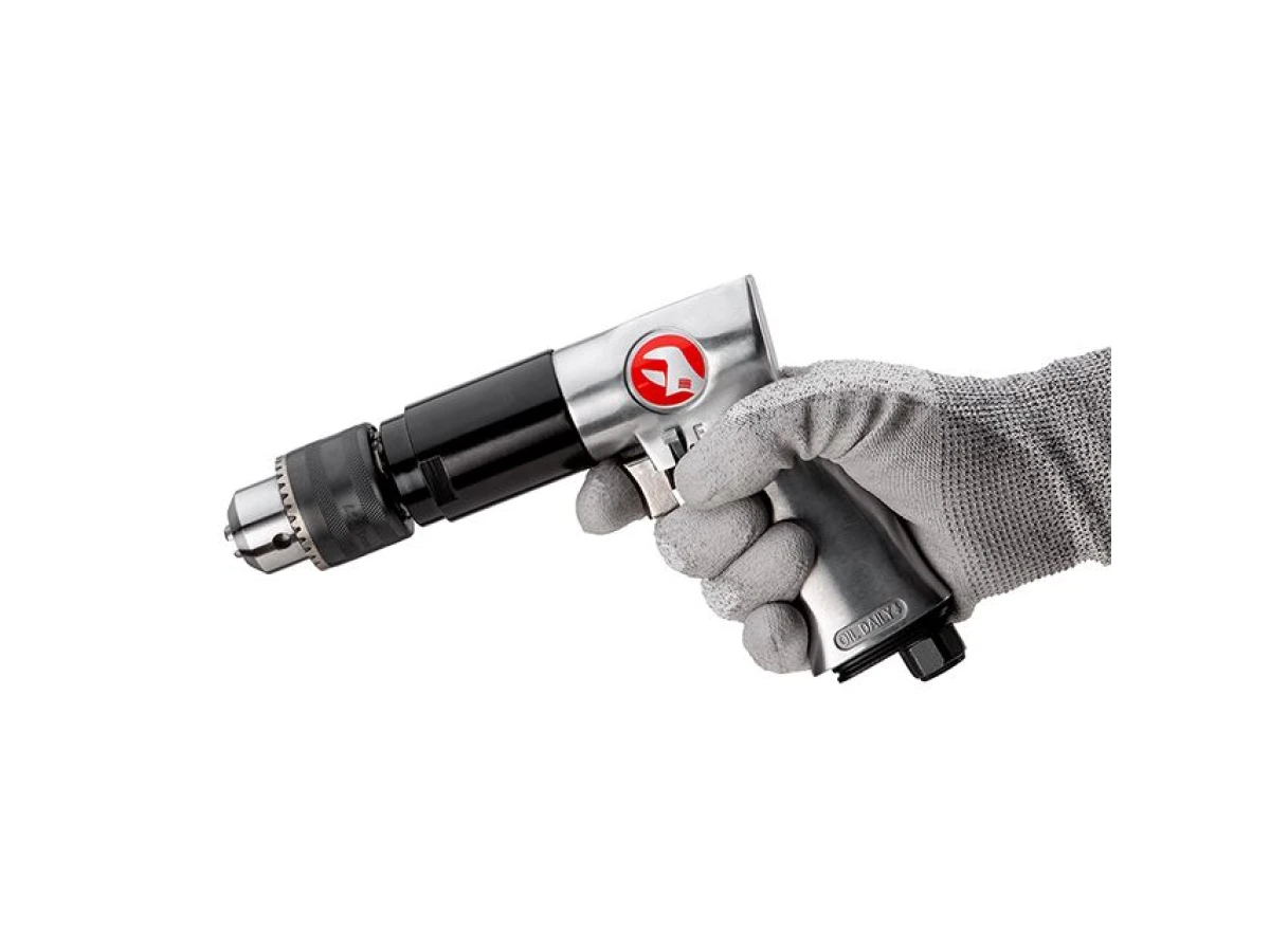 Дриль пневматичний з реверсом, патрон 1,5-13 мм, 1/2" INTERTOOL PT-0901 