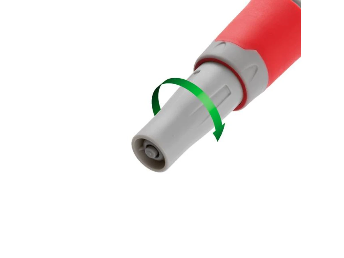 Насадка для полива с плавной регулировкой потока воды на шланг для конектора 1/2" INTERTOOL GE-0030 